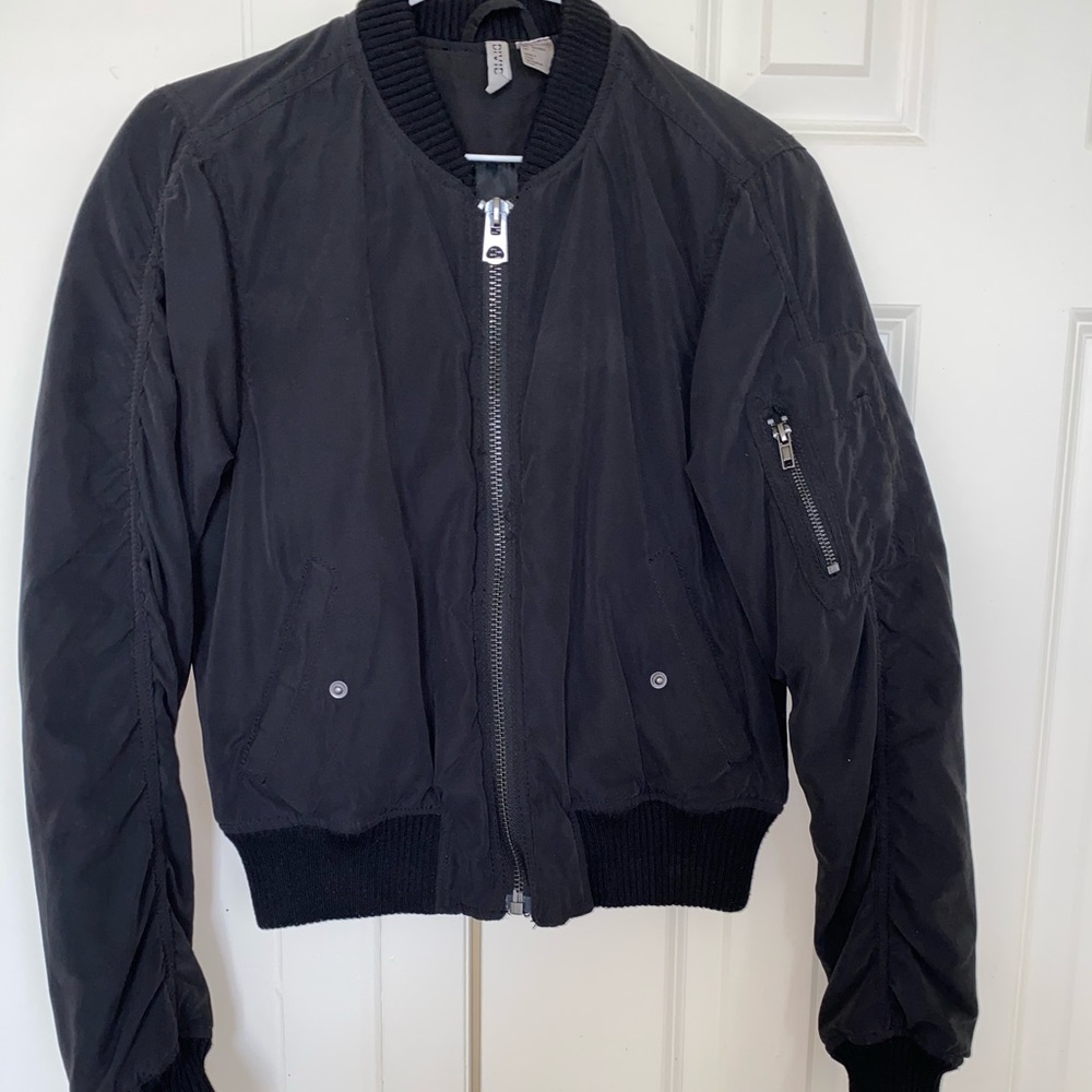 H&M Black Bomber Jacket